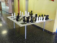 Abbildung Spieltisch Schach